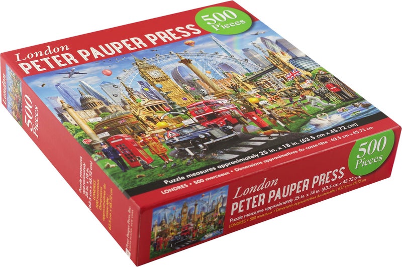 Peter Pauper Press بازل بيتر باوبر برس لندن 500 قطعة - Image 3